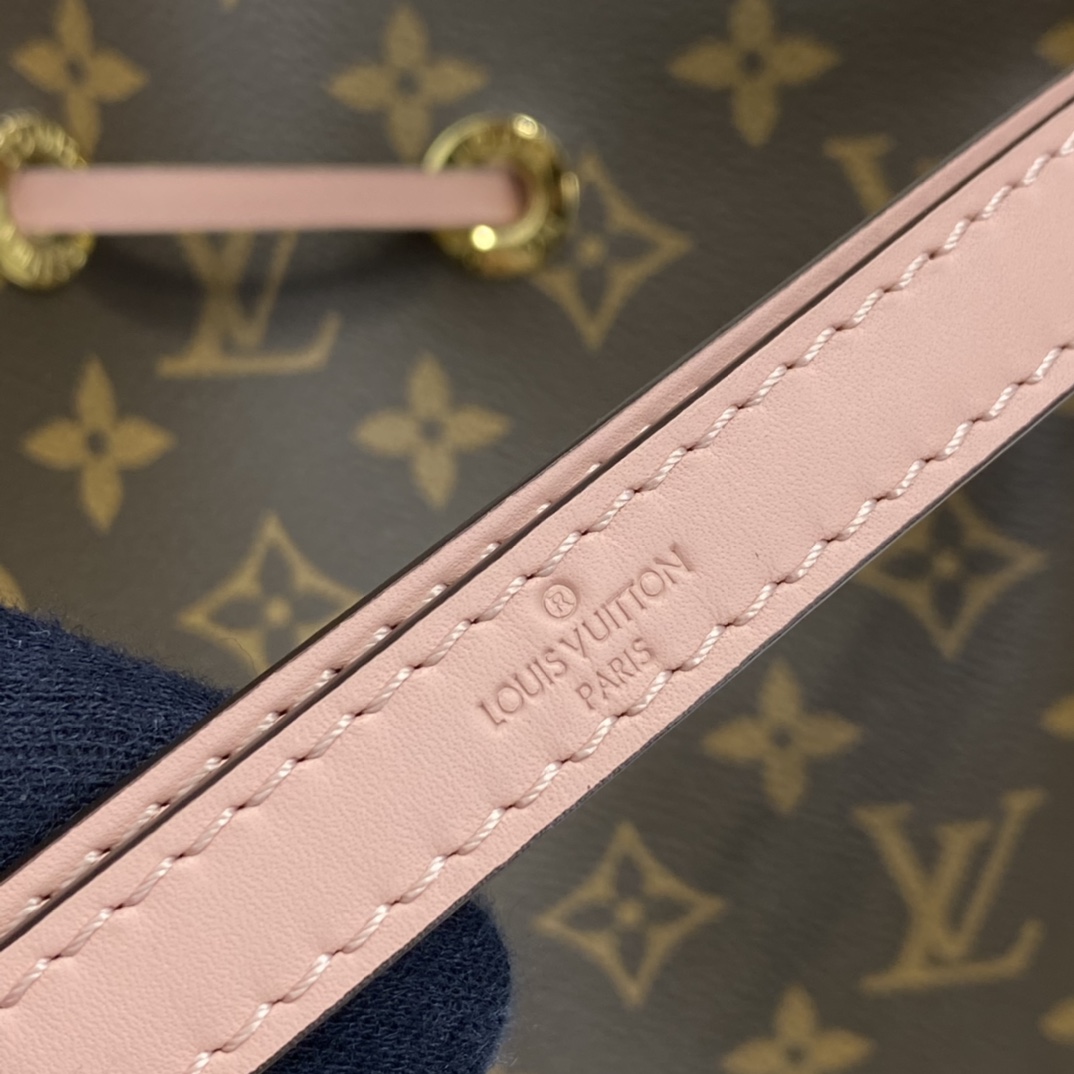 Louis Vuitton NEONOE MM Bucket Bag Monogram M44022 Pink